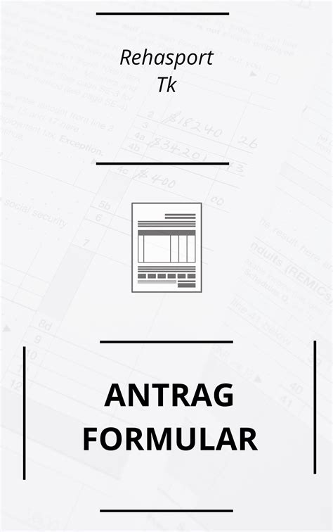 rehasport tk|Rehasport Tk Formular Antrag PDF 2024